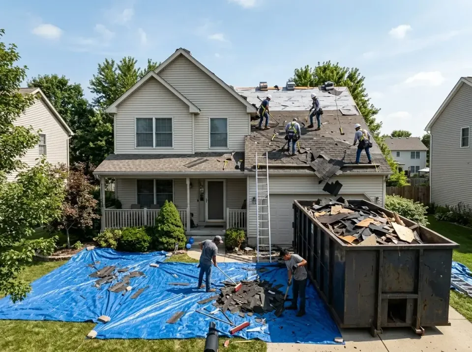 roof-replacement-debris-remova-004 — frequently asked questions, Cheapest Dumpster Rentals in Belle Isle, FL
